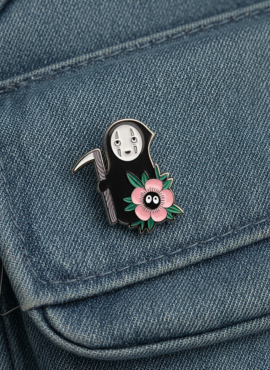 No-Face: Sprite Blossom Pin