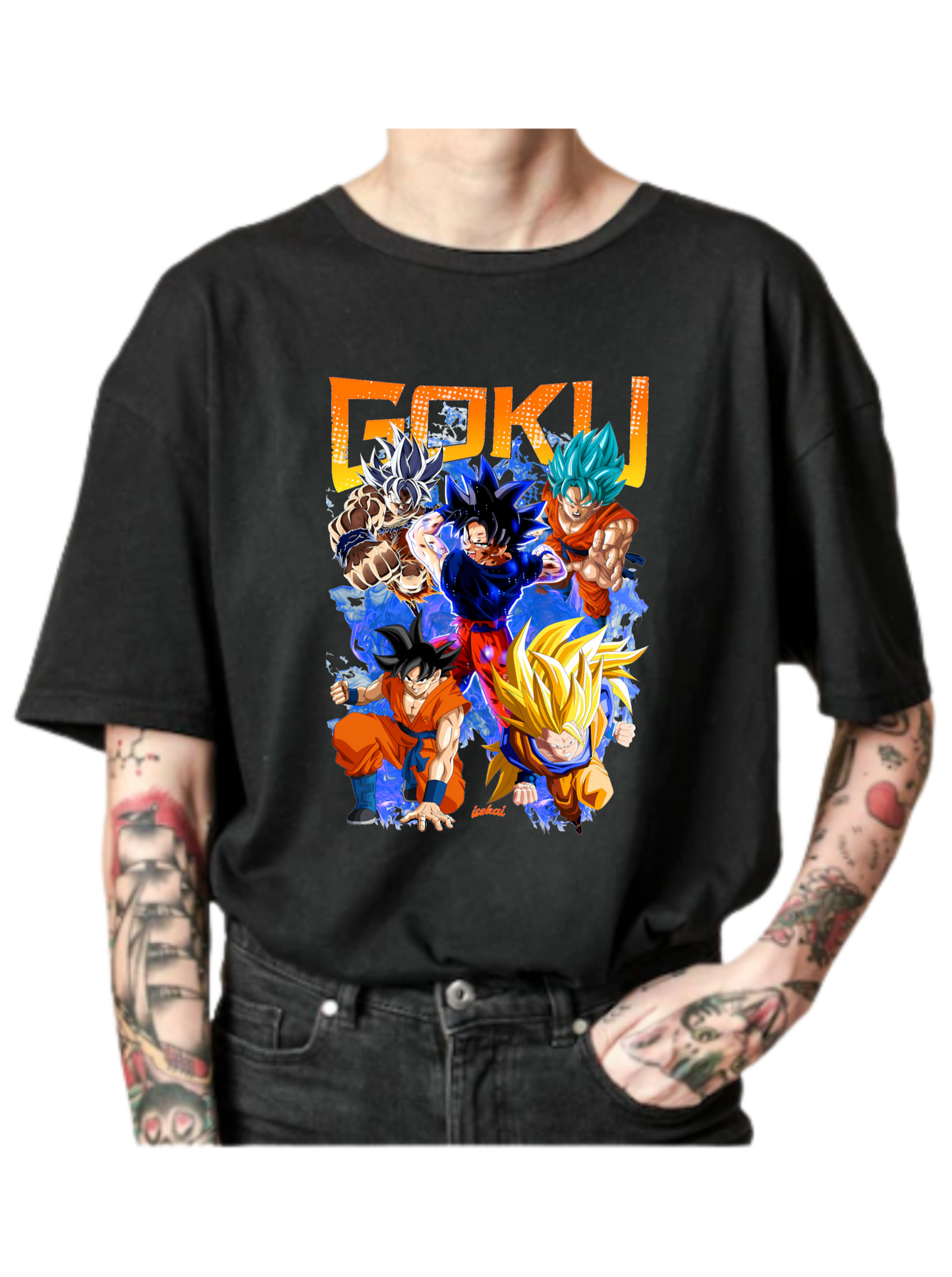 Goku 90s Retro Remix Tee