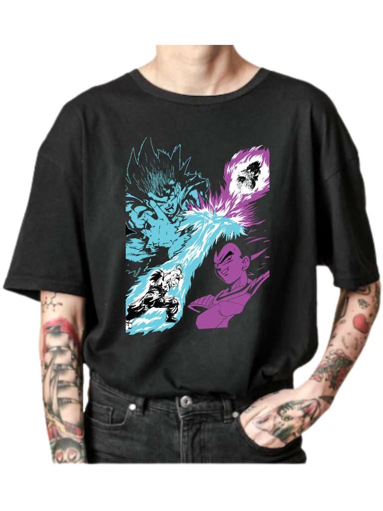 Blue & Purple Goku x Vegeta Tee