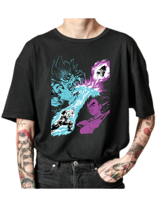 Blue & Purple Goku x Vegeta Tee