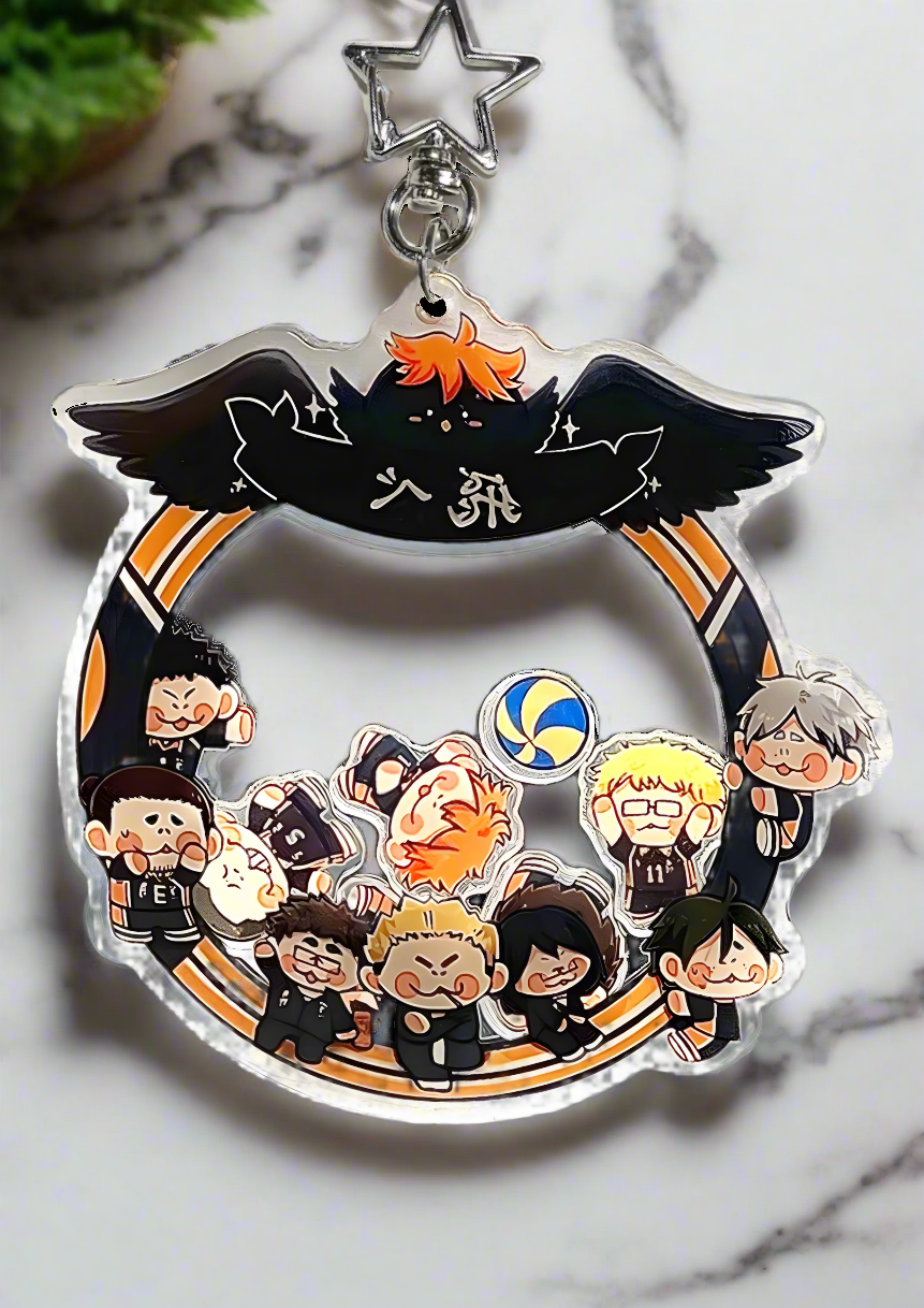 Fly High Shaker Keyring