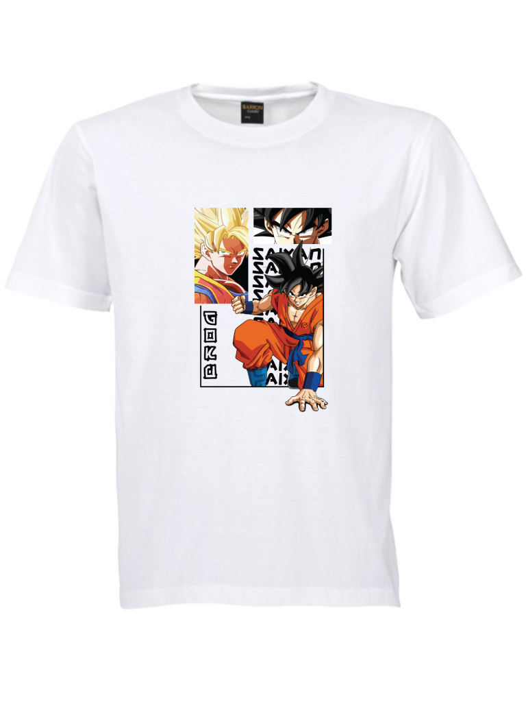 Base & SSJ Goku Tee