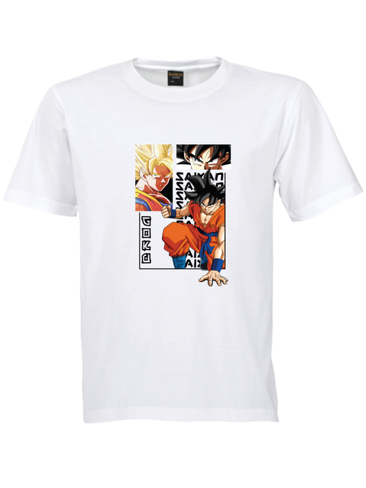Base & SSJ Goku Tee