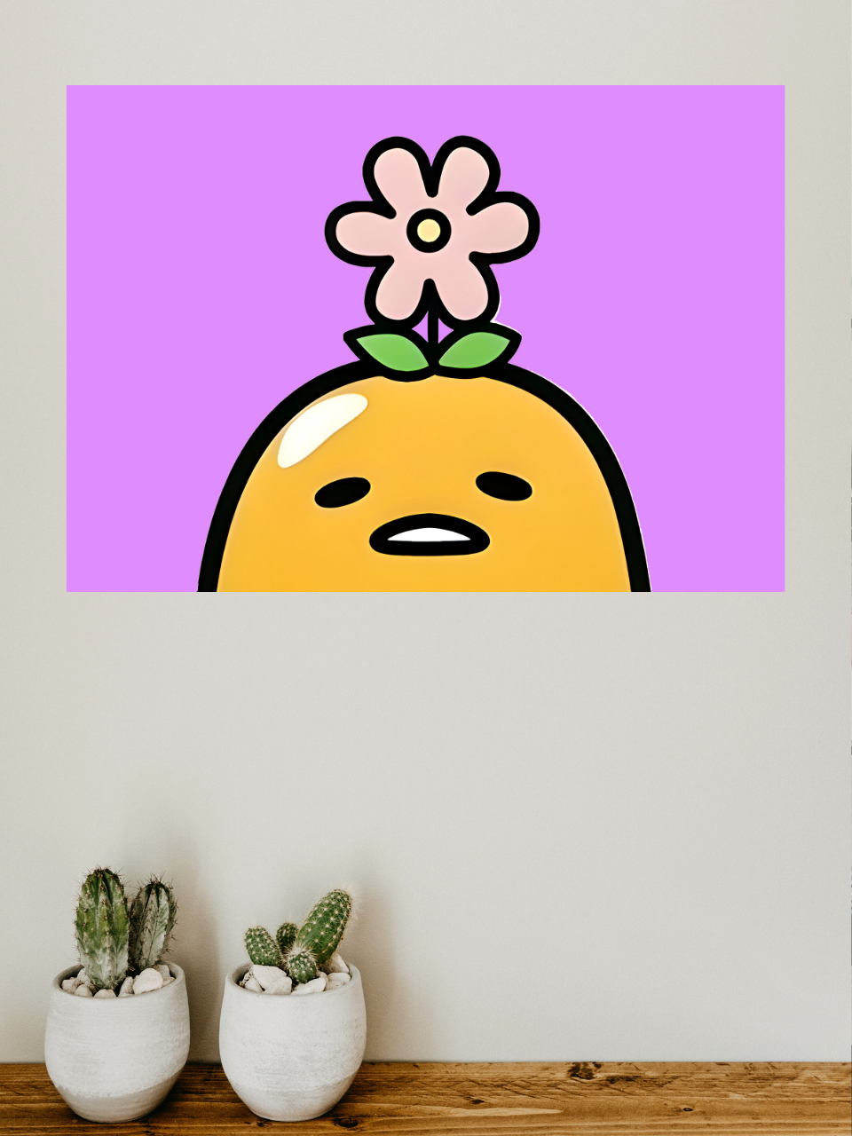 Egg in Blossom Poster