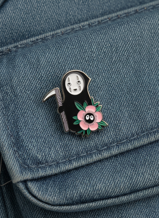 No-Face: Sprite Blossom Pin