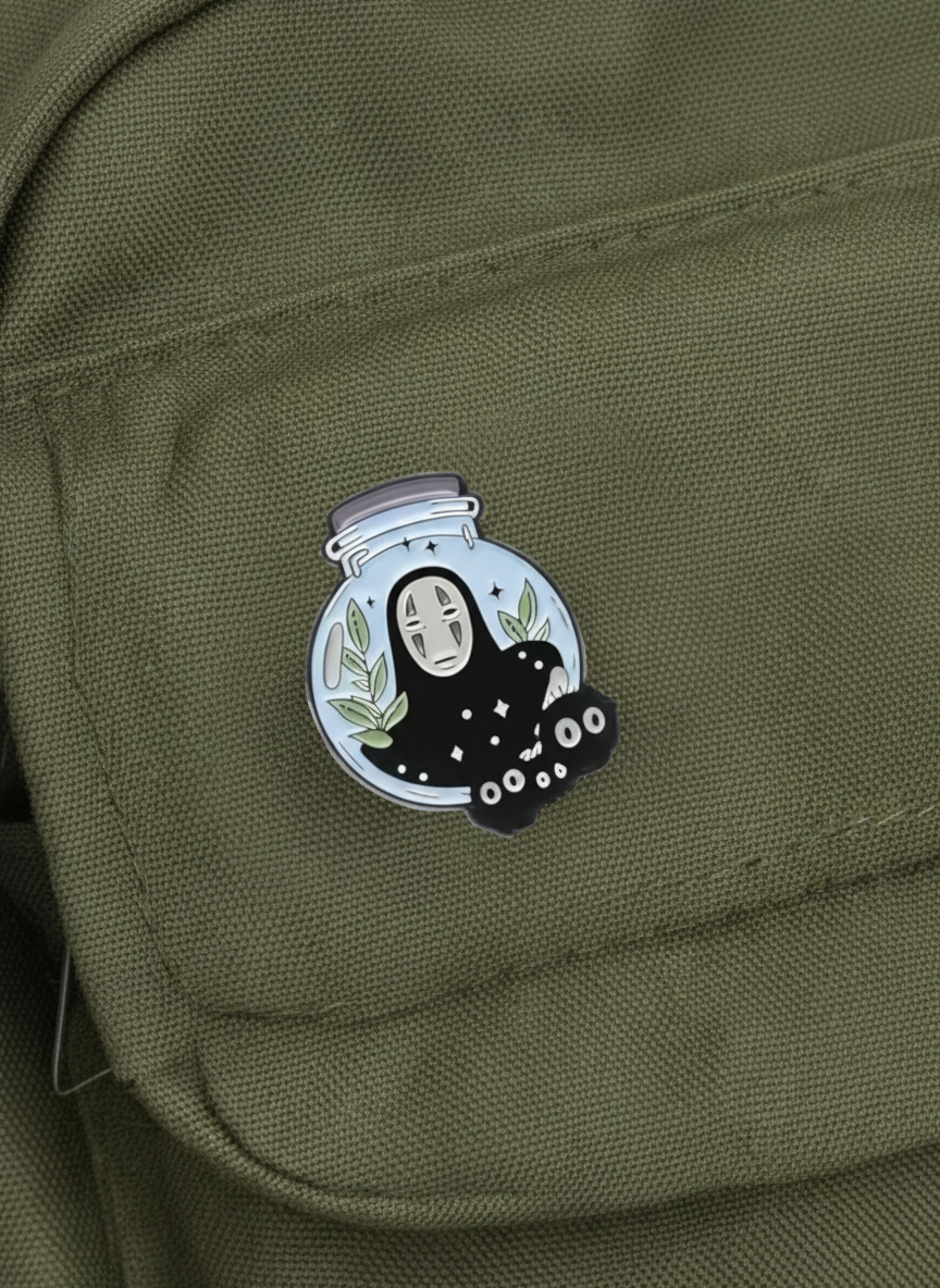 No-Face: Bottled Shadows Pin