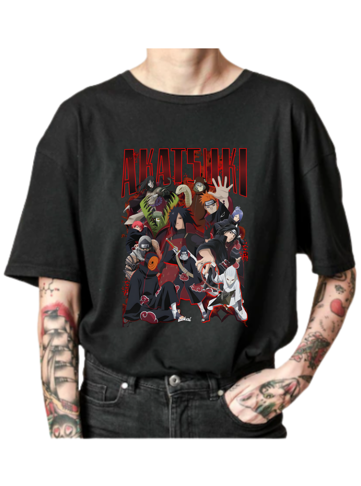 Akatsuki 90s Retro Remix Tee