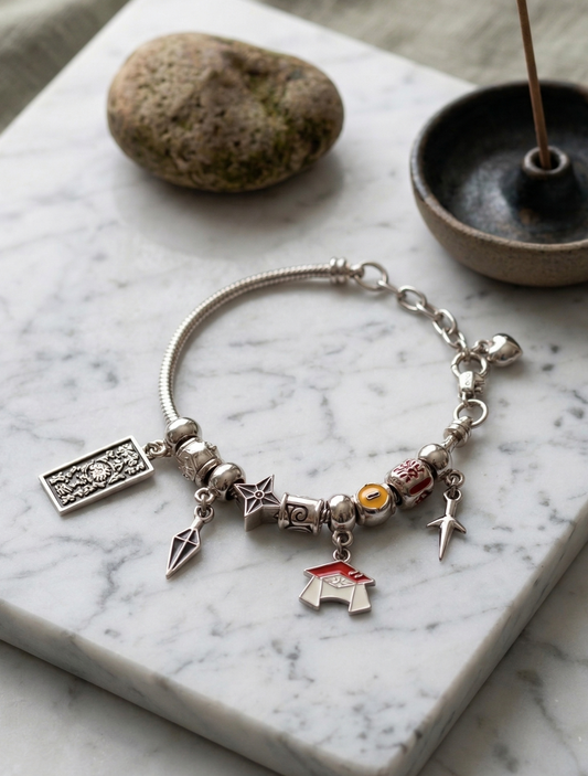 Hidden Leaf Charm Bracelet