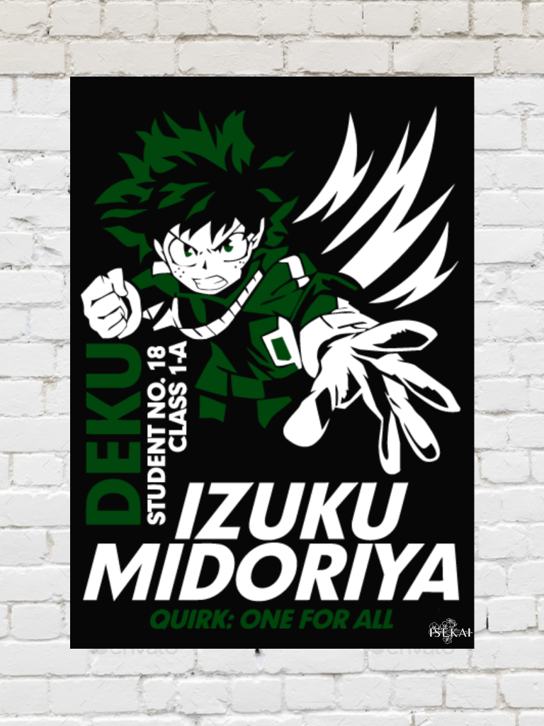 Izuku Midoriya Poster