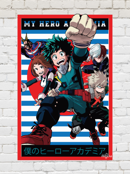 Deku & Friends MHA Poster