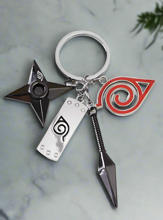 Kunai & Shuriken Keyrings