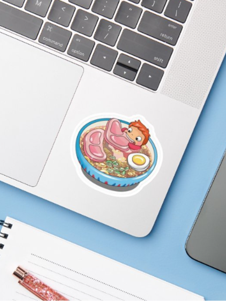 Ramen Ponyo Sticker