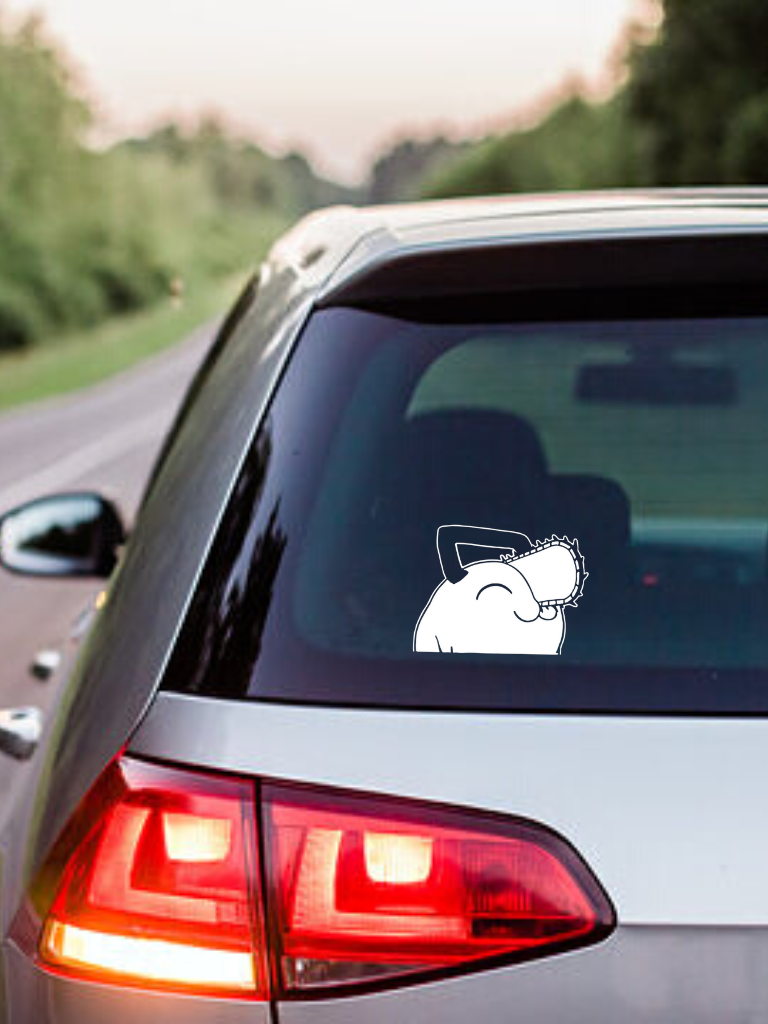 Pochita Vinyl Decal