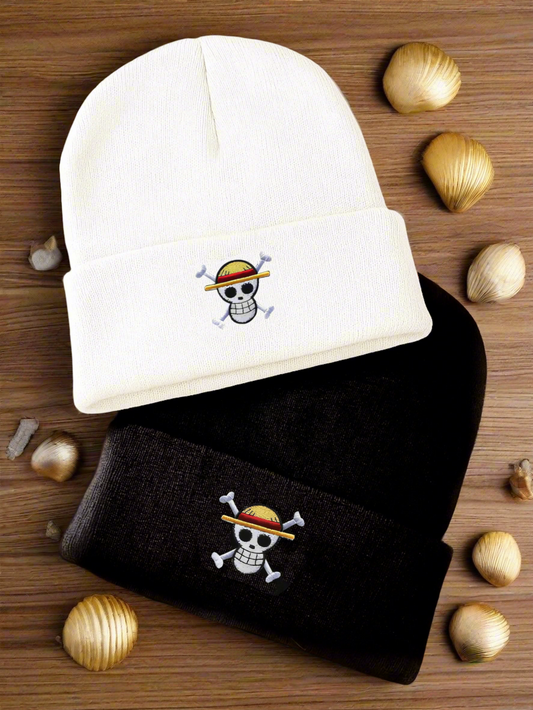 Straw Hats Knitted Beanie