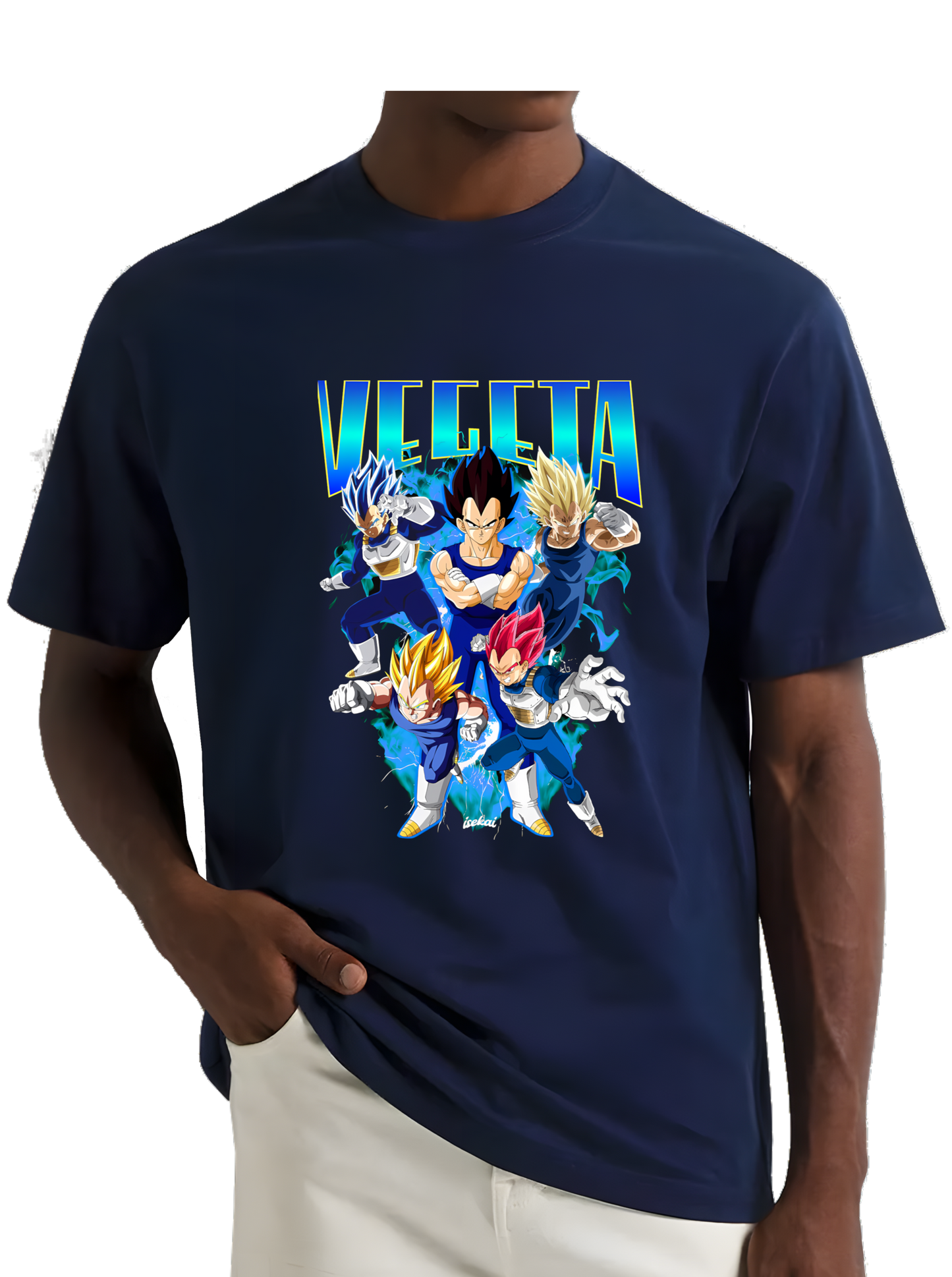 Vegeta 90s Retro Remix Tee