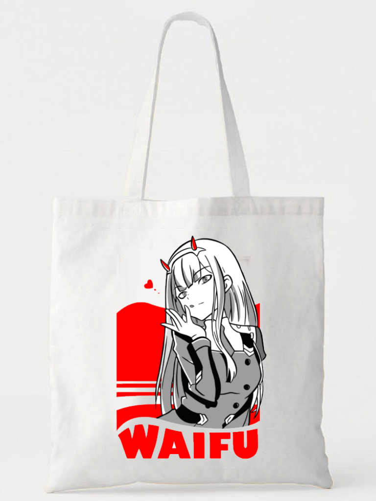 Zero Two Waifu Tote Bag