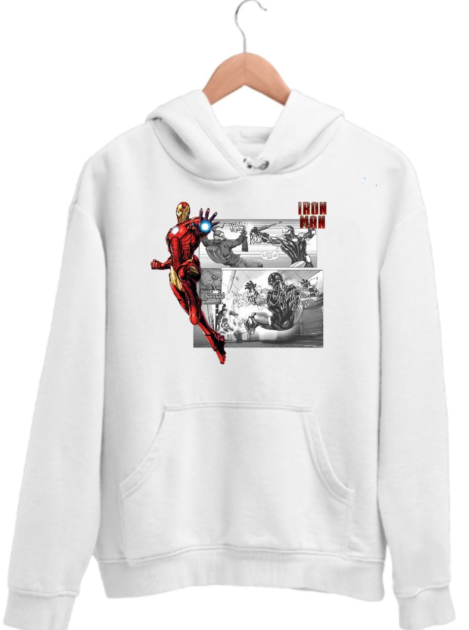 Iron Man Comic Style Hoodie