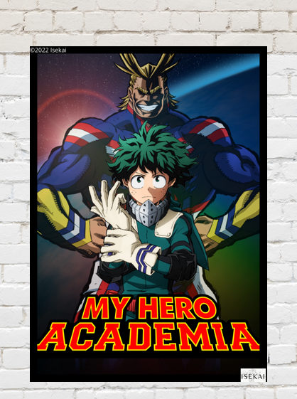 Deku x All Might Poster