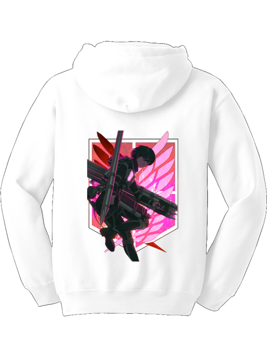 Mikasa Back Printed Hoodie