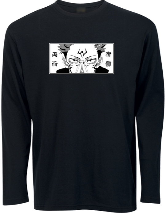 Black Sukuna Long Sleeve